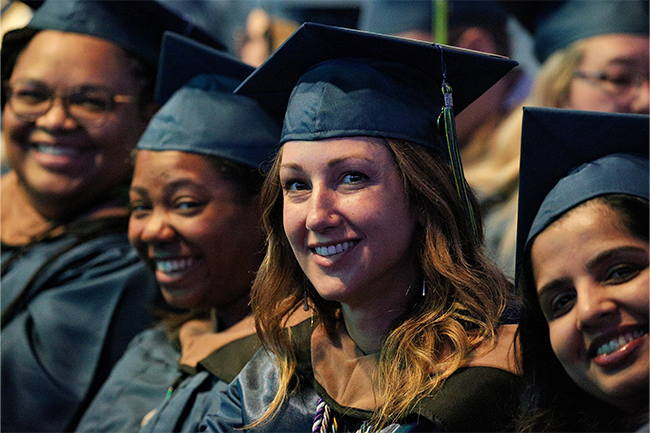 WGU grads at commencement
