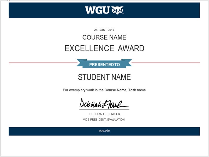 What Do You Know About The WGU Excellence Awards