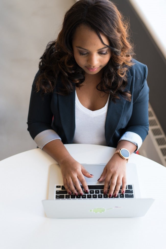 Women meeting in business setting