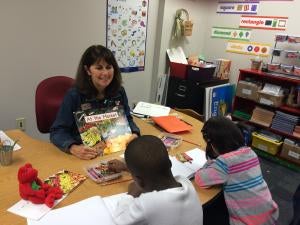 Diane teaching kids