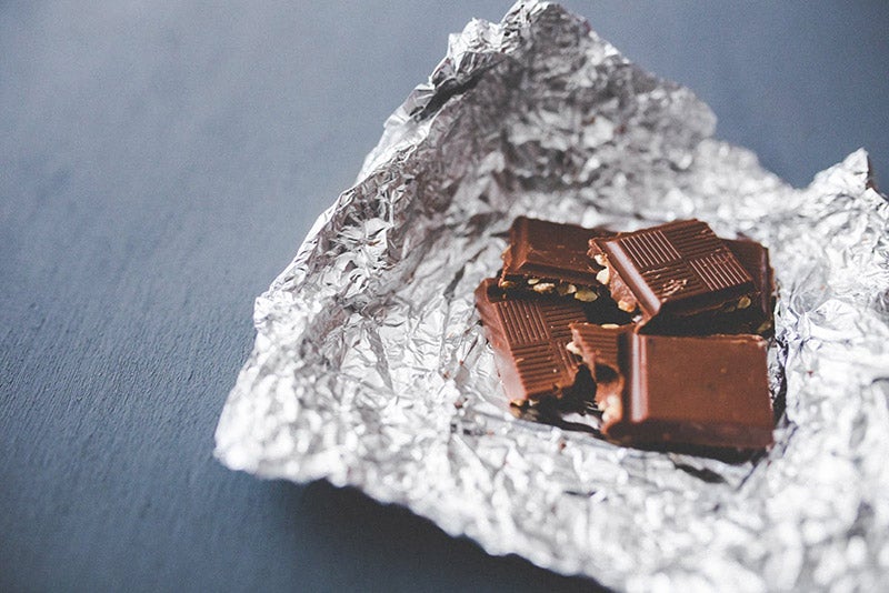 Dark chocolate bar