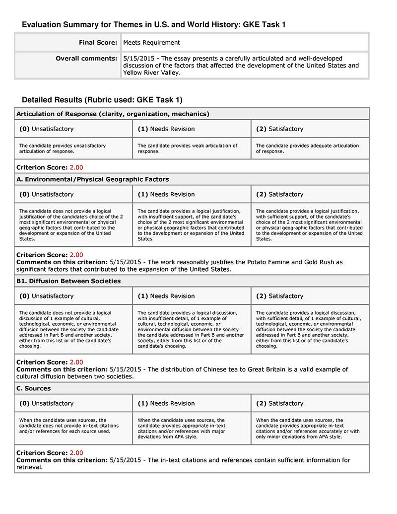 WGU full evaluation