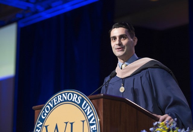 mark-miranda speaking at graduation.