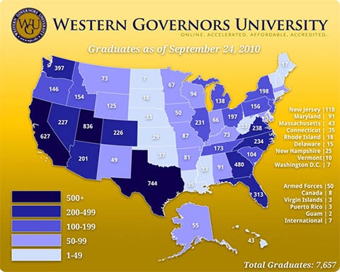 Graduate population map 2