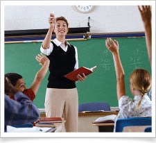 Teacher picking student