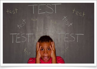 Test anxiety kid