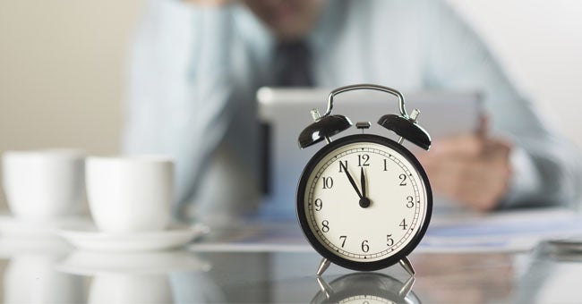 Time management clock