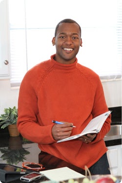 Students earns a degree online.