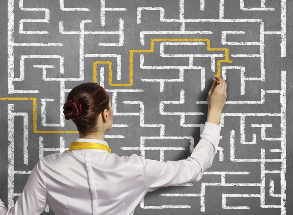 Using guidance maze