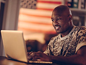 Military cybersecurity person