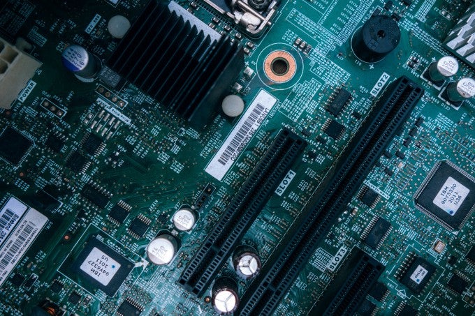 Close up of cybersecurity hardware