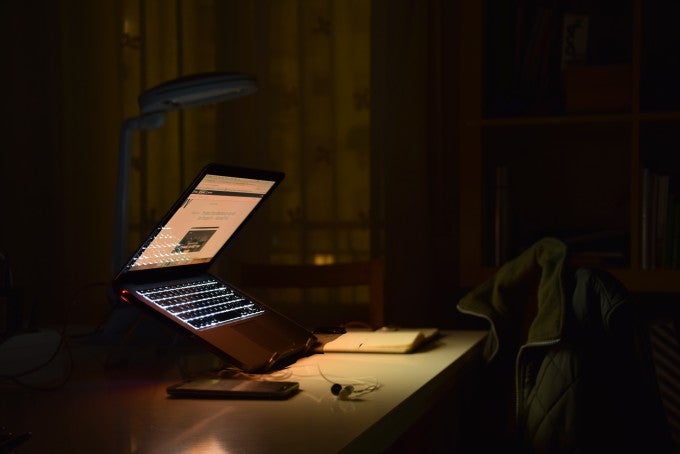 Computer left alone by hacker