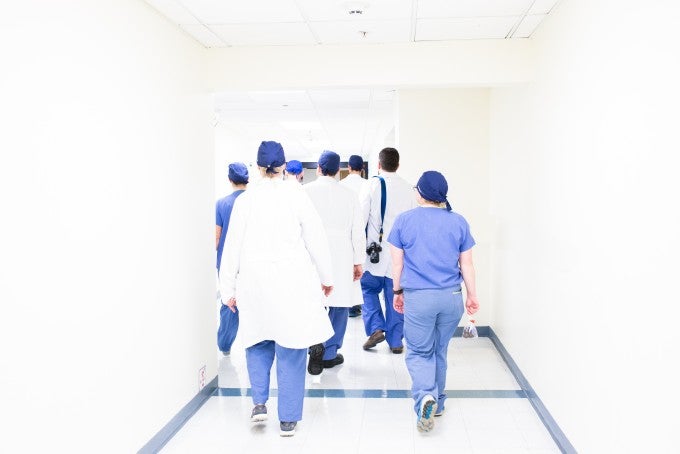 Group of nurses and doctors
