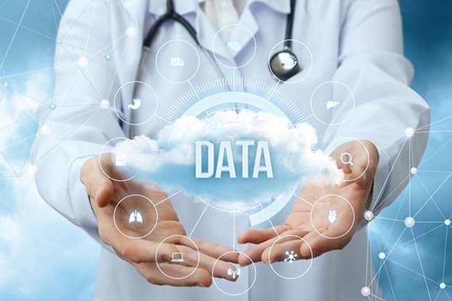 Medical work show the data cloud