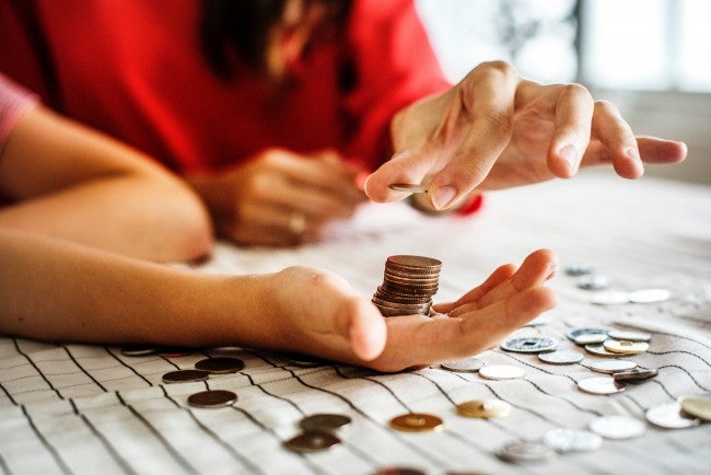 Saving money for career change