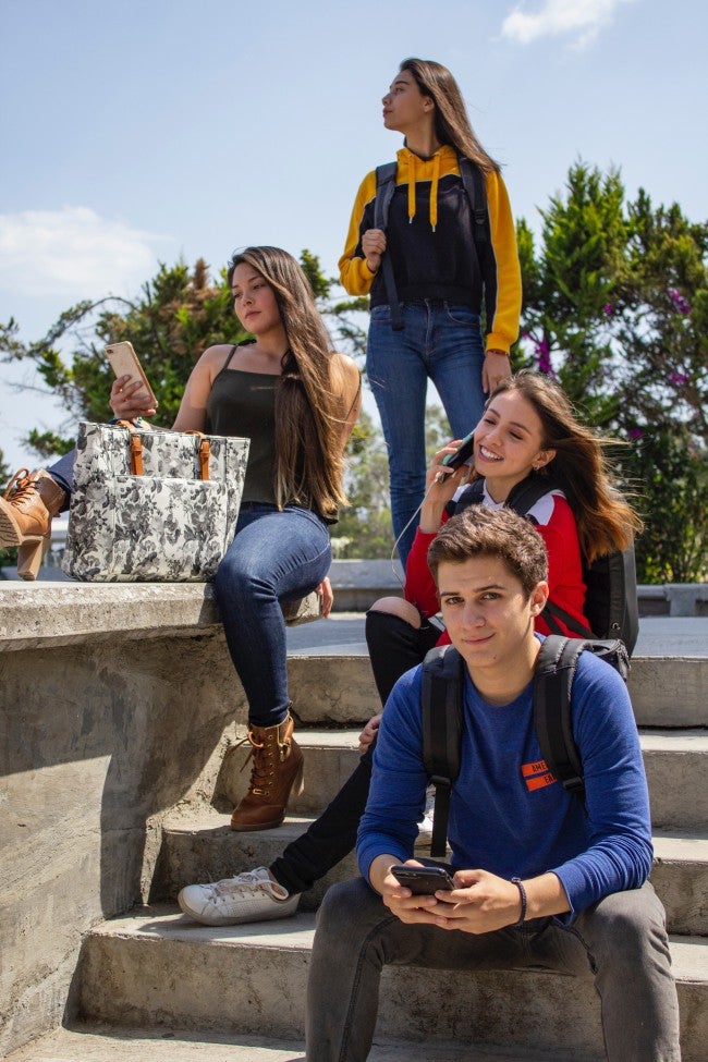 Group of teenagers