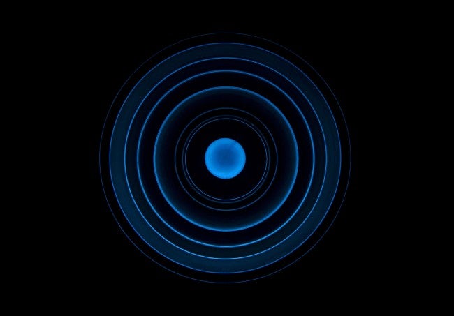 Blue circle