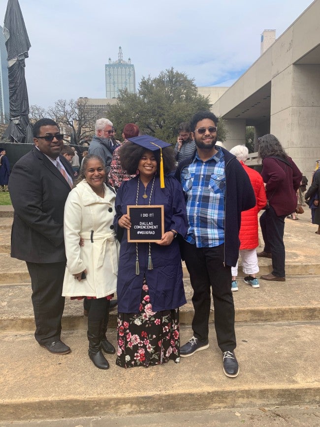 Williams family graduation