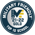 military friendly top ten school seal