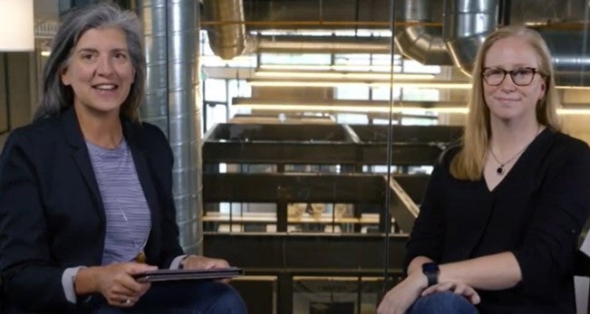 Marni Baker Stein and Sarah DeMark in conversation