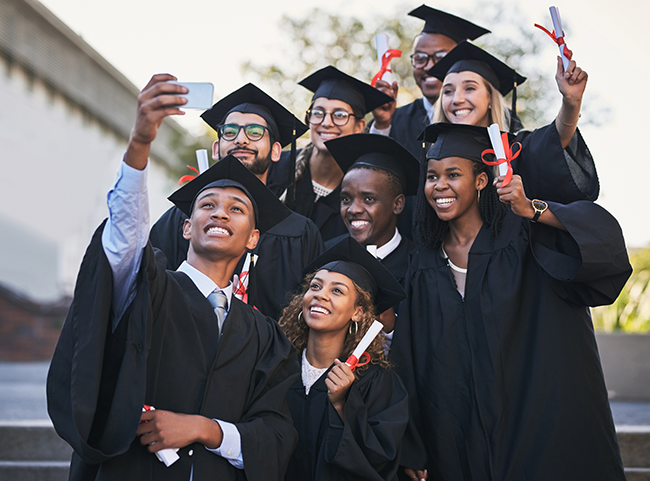 happy graduates