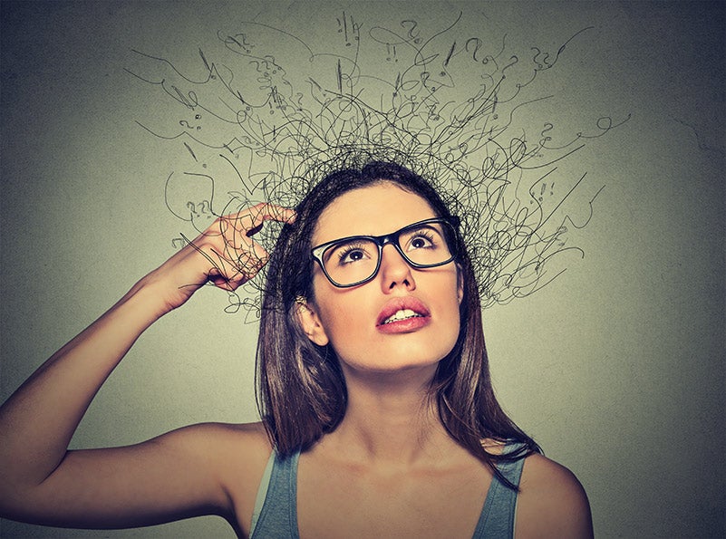 Person thinking