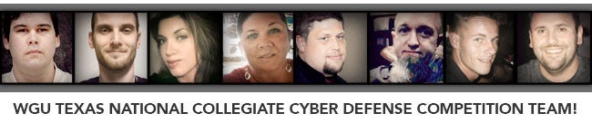 WGU texas cyber defense team