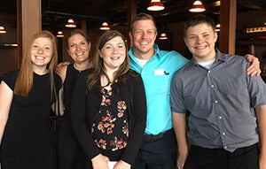 Andrew Nagel and family