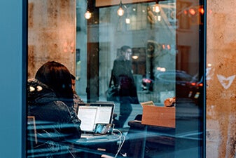 Mentor at a coffeeshop