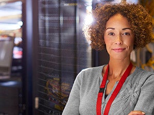 female technology professional