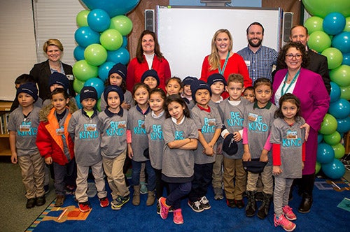 Jordan's first-grade class