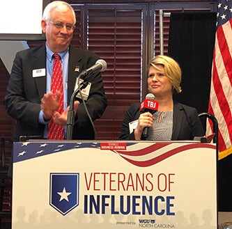 Chancellor Truitt and John Falkenbury