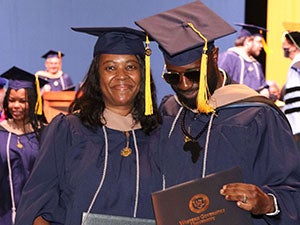 Marqus Hutchinson graduating