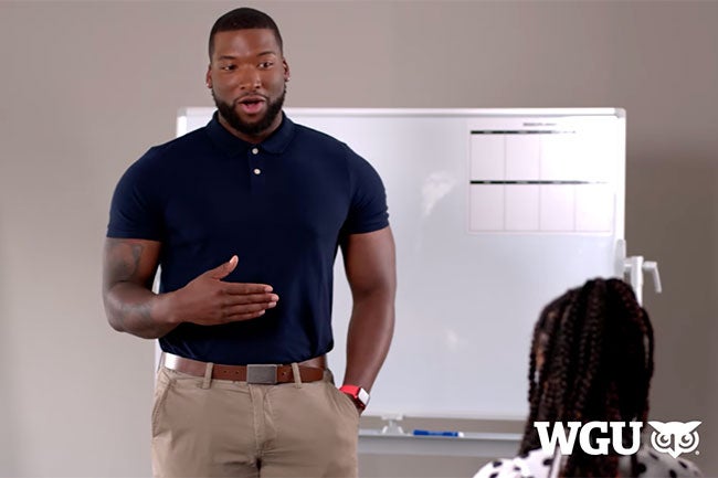 Michael Gilchrist teaching