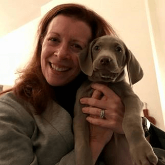 Chancellor Estep and her dog