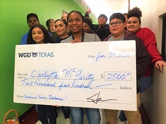 Carlyta McGarity and her students