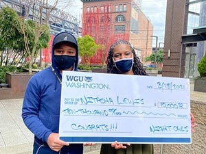 Nitasha Lewis and her son, Carlos