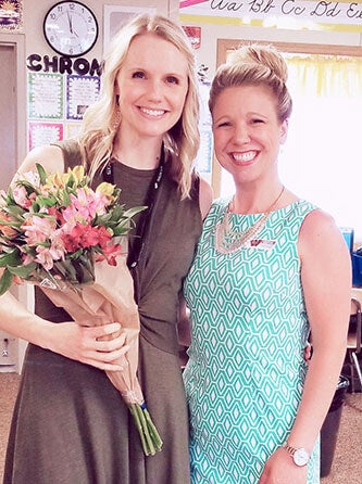 Stephanie Knapp with Constance Kronlund (WGU Washington K-12 Outreach Specialist)