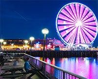 The great wheel in Seattle