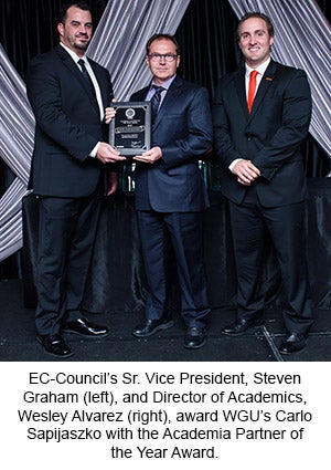 WGU faculty award recognition
