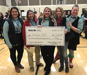 Helena Hill receives scholarship