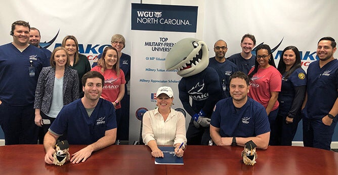 Mako Medical and WGU North Carolina sign agreement