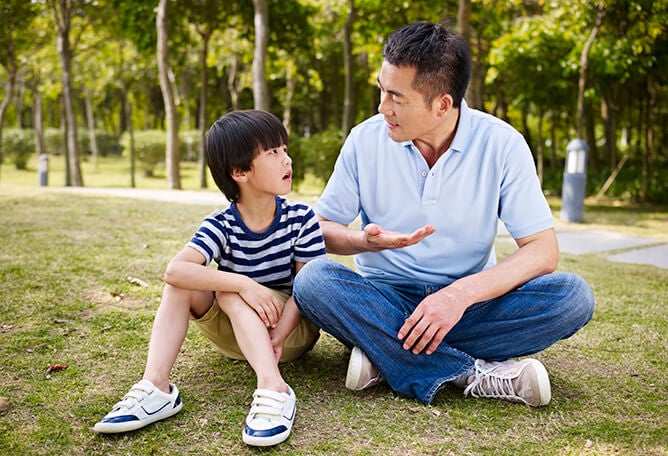 Father and son