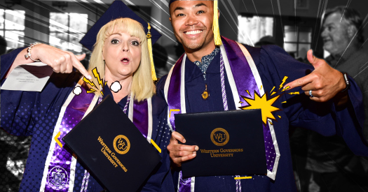 Proud WGU superhero grads