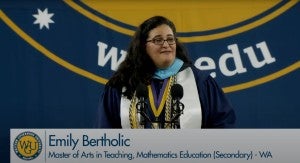 WGU Teachers College graduate and commencement speaker