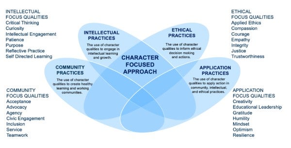 image of the character focused approach model