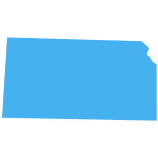 vector map of Kansas