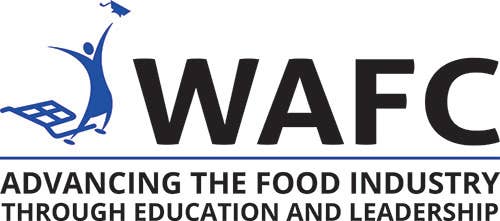 Western Association of Food Chains (WAFC) Logo with Tagline