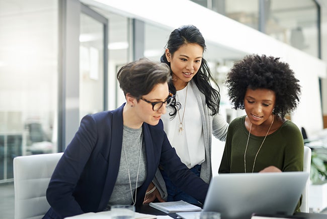 Women working