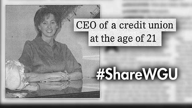 Photo of Melanie DeLashmutt, who became the CEO of a credit union at the age of 20.